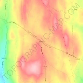 Gayhead topographic map, elevation, terrain
