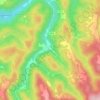 Czar topographic map, elevation, terrain