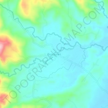 Bunguiao topographic map, elevation, terrain