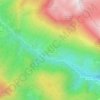 Nerín topographic map, elevation, terrain