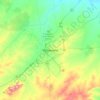 Polokwane topographic map, elevation, terrain