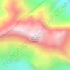 Cerro Risco Plateado topographic map, elevation, terrain