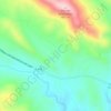 Los Caldereros topographic map, elevation, terrain