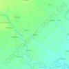 Bauna topographic map, elevation, terrain