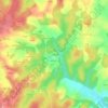 La Jarthe topographic map, elevation, terrain