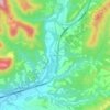 Horta d'Avinyó topographic map, elevation, terrain
