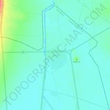 Qarqur topographic map, elevation, terrain
