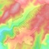 Crucetas topographic map, elevation, terrain