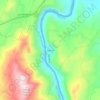 Arauca topographic map, elevation, terrain