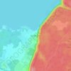 Nordkroken topographic map, elevation, terrain