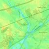 Glazebrook topographic map, elevation, terrain
