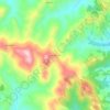 San Cipriano topographic map, elevation, terrain