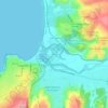 La Isla topographic map, elevation, terrain