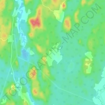 Karsbo topographic map, elevation, terrain
