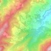 Trecoste topographic map, elevation, terrain
