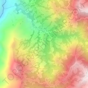 Las Brisas topographic map, elevation, terrain