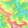 Saigha topographic map, elevation, terrain