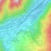 Gad topographic map, elevation, terrain