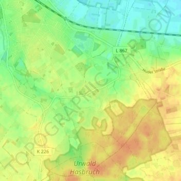Nordenholz topographic map, elevation, terrain