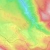 Portella topographic map, elevation, terrain