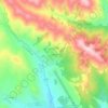 Lələbağırlı topographic map, elevation, terrain