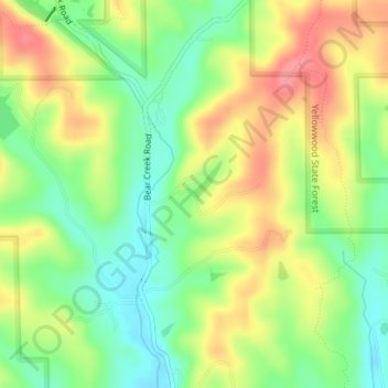 Kirkofer Lake Dam topographic map, elevation, terrain