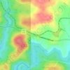 Moorehead topographic map, elevation, terrain