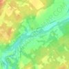 Burritts Rapids topographic map, elevation, terrain