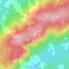 Bloomfield Ridge topographic map, elevation, terrain