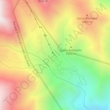 Vallecitos topographic map, elevation, terrain