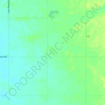 Hamton topographic map, elevation, terrain