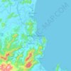 Balneário Camboriú topographic map, elevation, terrain