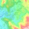 Carantoña topographic map, elevation, terrain