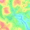 Manchaug topographic map, elevation, terrain