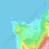 A Cela Vella topographic map, elevation, terrain