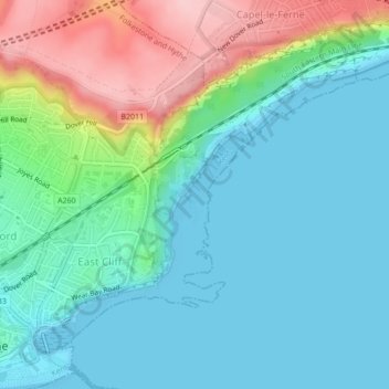 The Warren topographic map, elevation, terrain