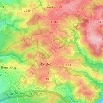 Neuenhaus topographic map, elevation, terrain