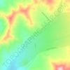 Bujan topographic map, elevation, terrain