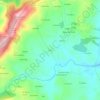 Cece topographic map, elevation, terrain