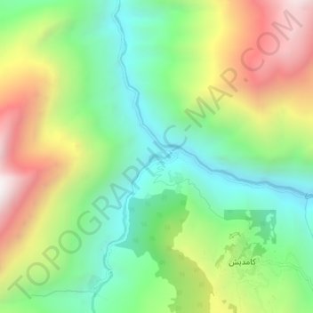 Ormol topographic map, elevation, terrain