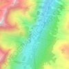 Chanavey topographic map, elevation, terrain