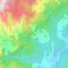 Leirados topographic map, elevation, terrain