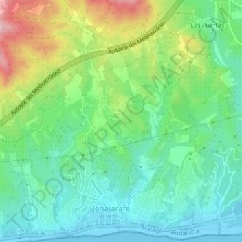 Lomas del Sol topographic map, elevation, terrain