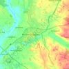 Market Drayton topographic map, elevation, terrain