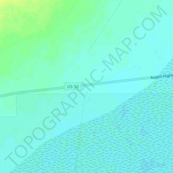 Frenchman topographic map, elevation, terrain