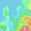 Dichato topographic map, elevation, terrain