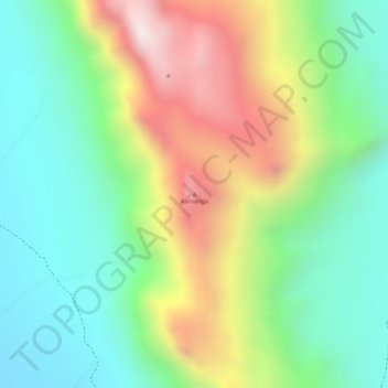 Kamanga topographic map, elevation, terrain