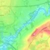 Cox Green topographic map, elevation, terrain