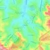 Primavera topographic map, elevation, terrain