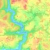 Kerulo topographic map, elevation, terrain